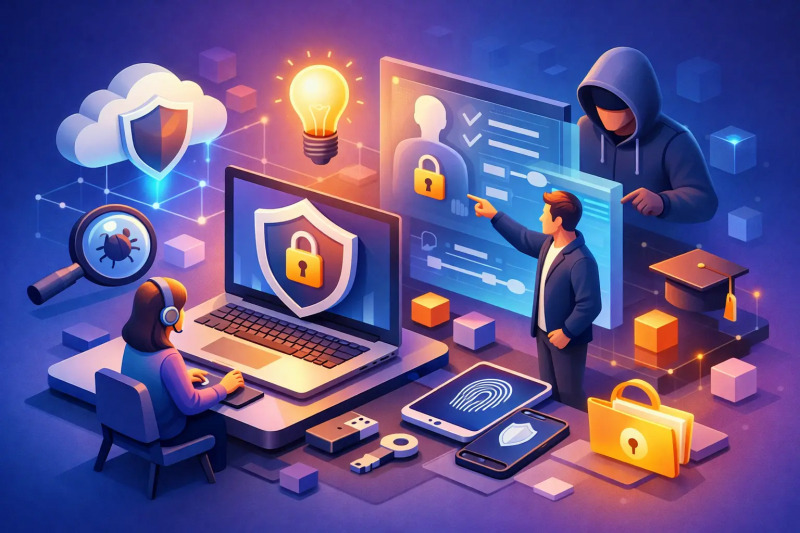 Как да проектираме обучителни уроци за въвеждане в киберсигурността