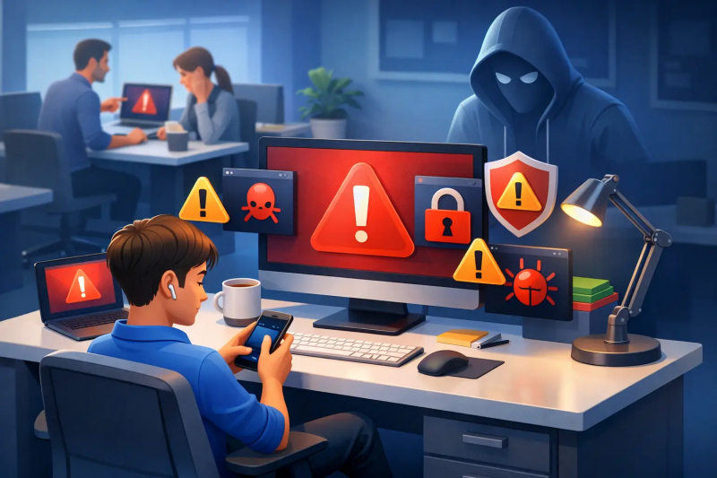 Why Employees Ignore Cyber Warnings at Work